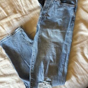 Levi's Light Blue Wedgie Straight Jeans